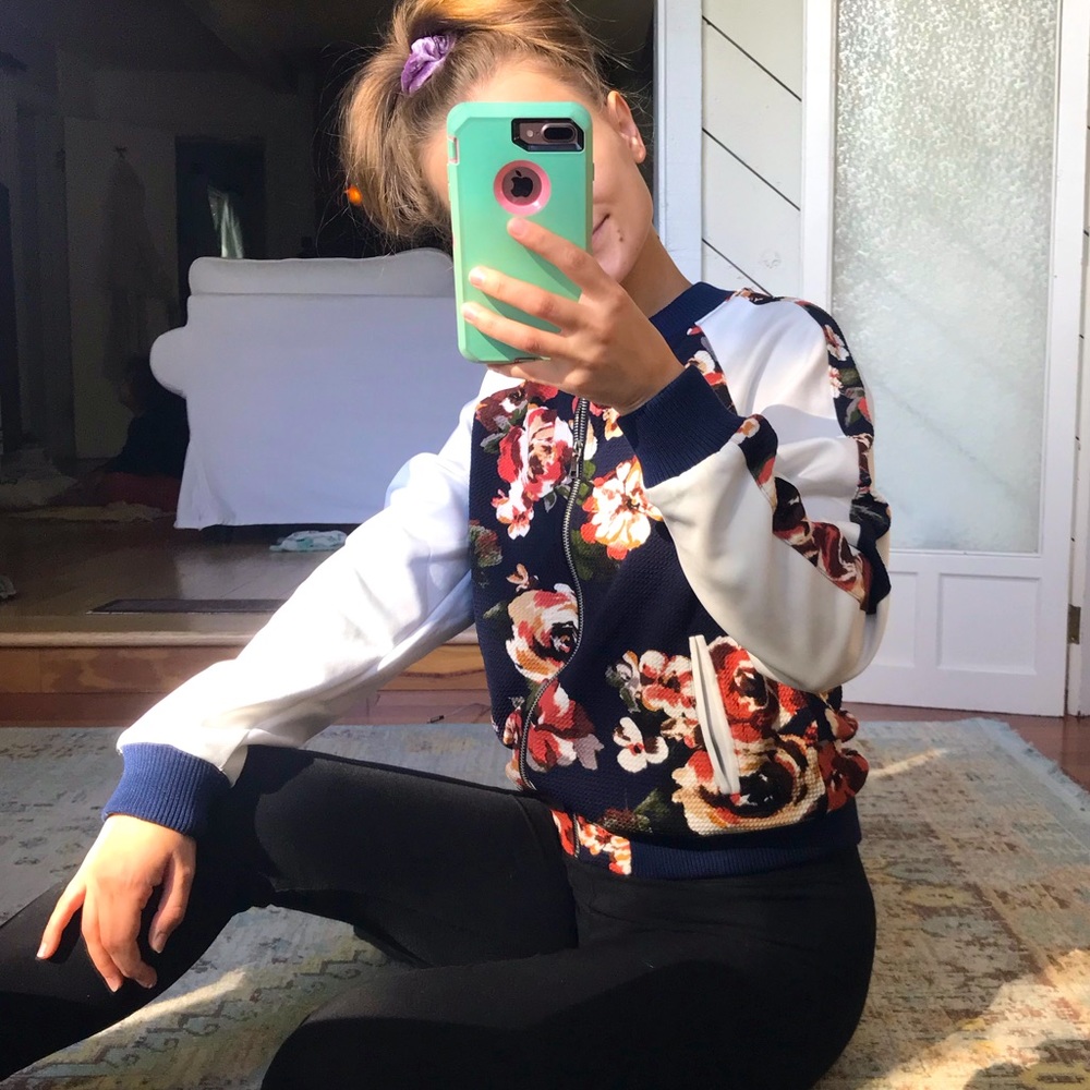 Fall Floral Jacket